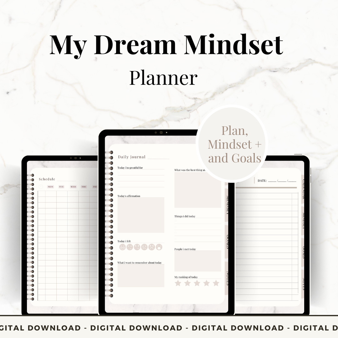 Free Dream Mindset Planner