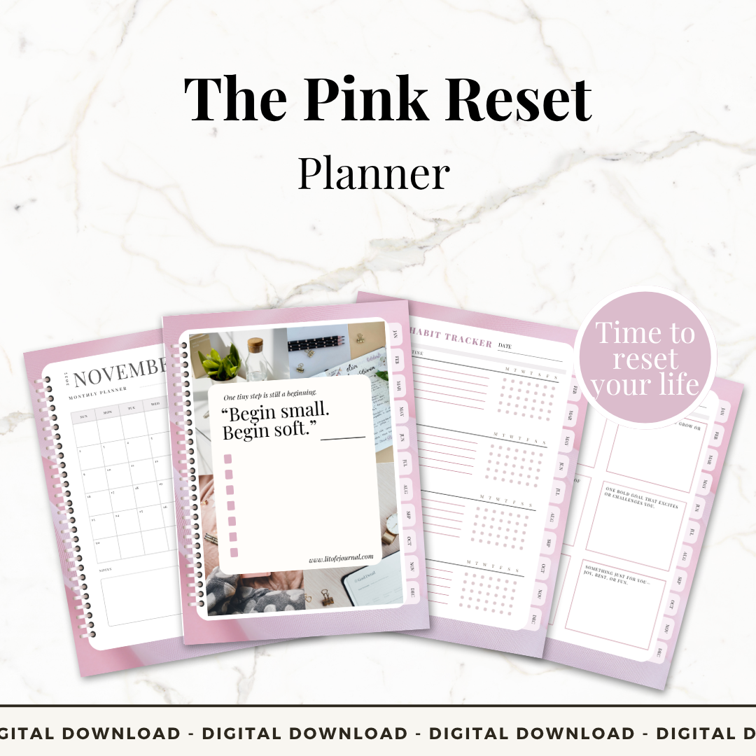 FREE The Pink Reset Planner - Limited Edition