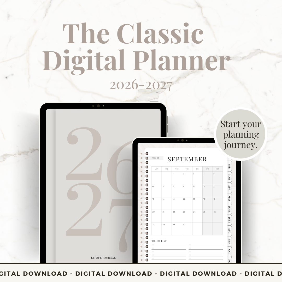 The Classic Digital Planner 2026-2027