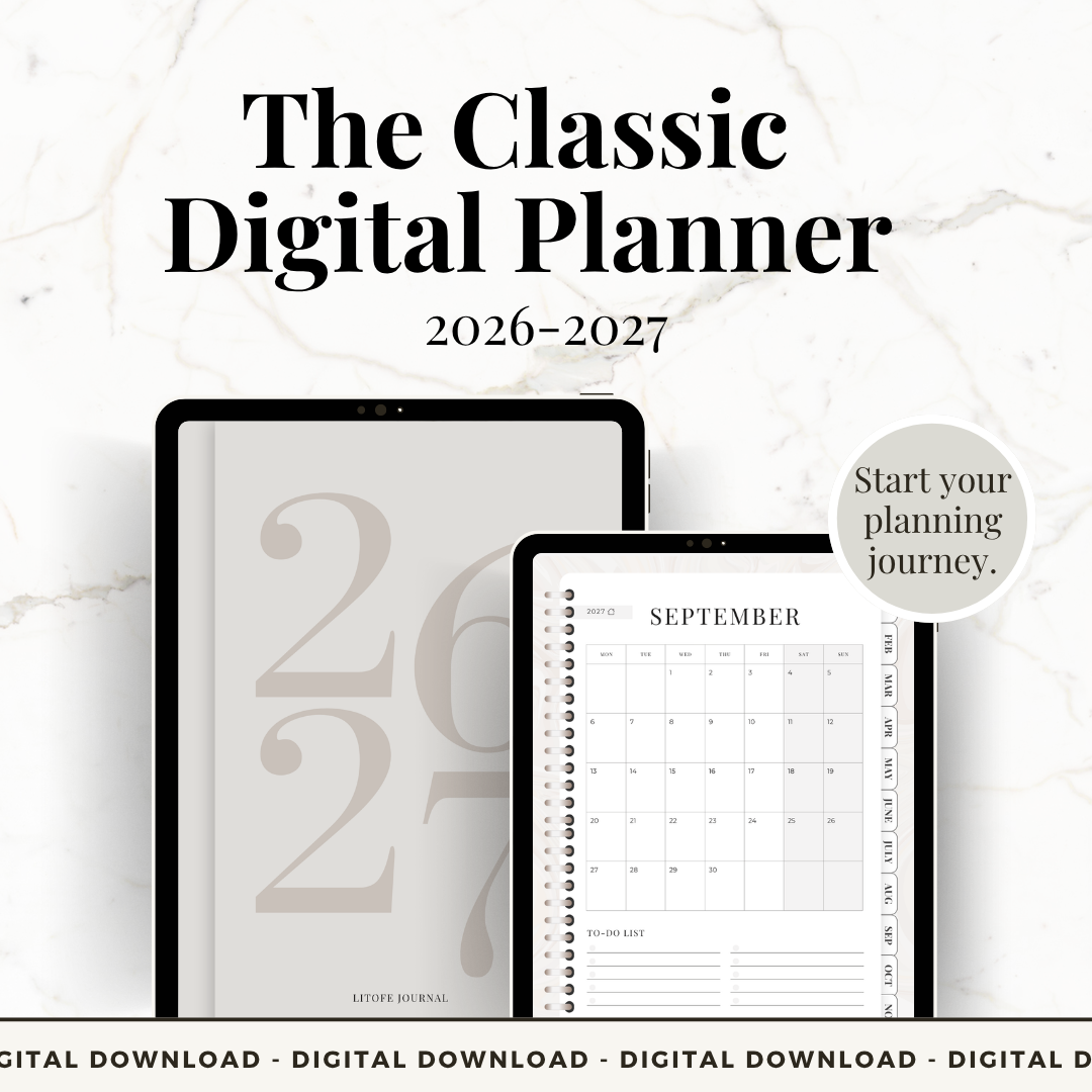 The Classic Digital Planner 2026-2027