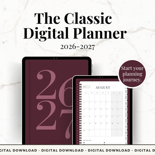 The Classic Digital Planner 2026-2027 (kopie)
