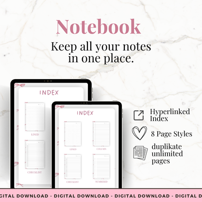 Digital Notebook for iPad