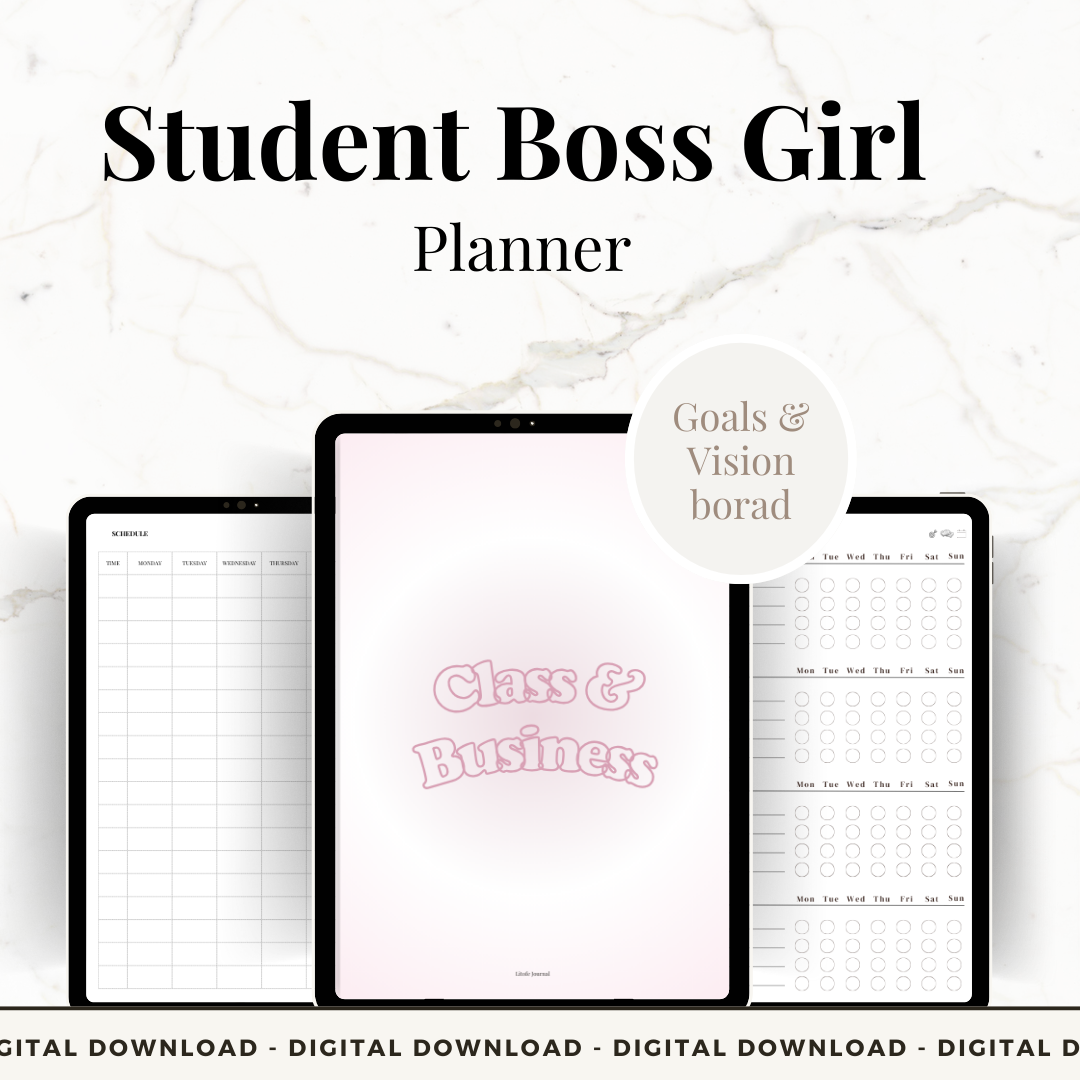 Student Boss Girl Planner