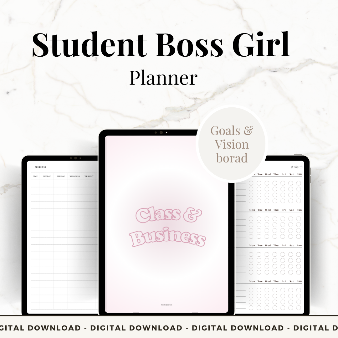 Student Boss Girl Planner