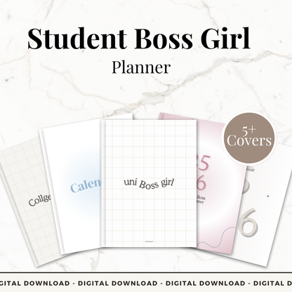 Student Boss Girl Planner