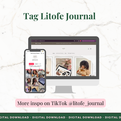 75 Soft Challenge Digital Planner | Habit Tracker & Journal